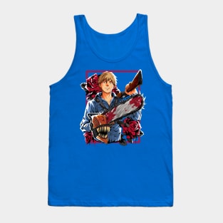 Evil Chainsaw Devil Tank Top